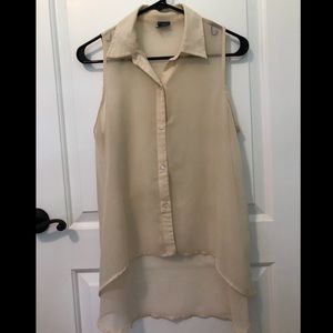 Button up no sleep top.